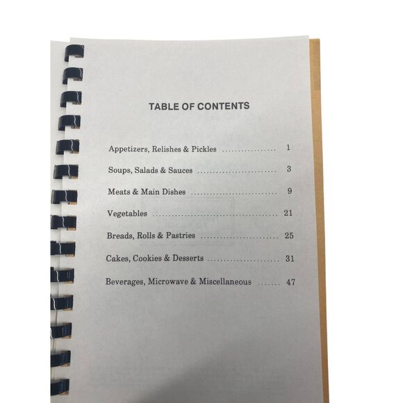 Creative Ventures In Cooking Spiral-Bound Cookbook By Accident Head Start - Picture 2 of 3